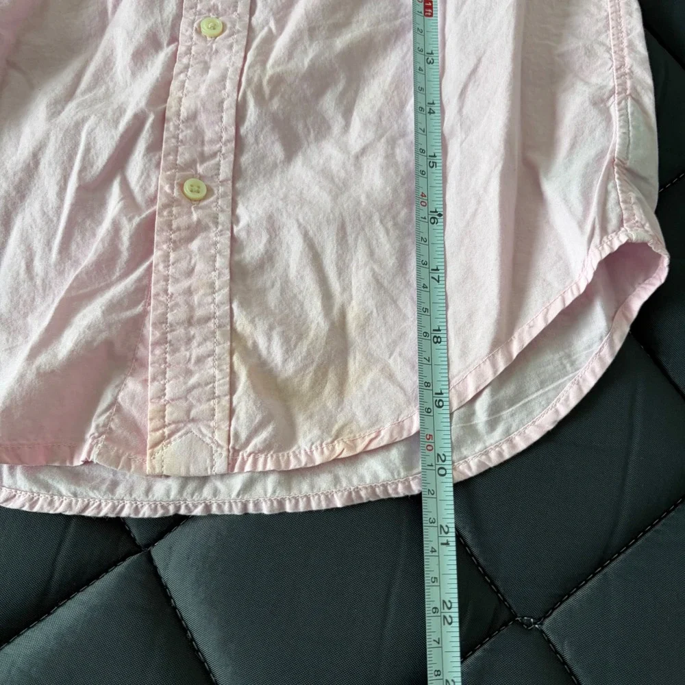 Ralph Lauren Kids Pink Long Sleeve Button Down Shirt Size 6